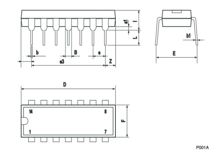 DIP-14 Package
